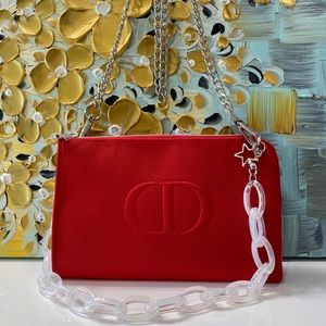 Dior Cosmetic Pouch to Crossbody Bag